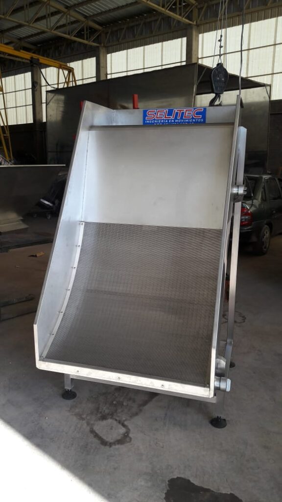 separador de sólidos para tratamiento de efluentes en bodegas de vino