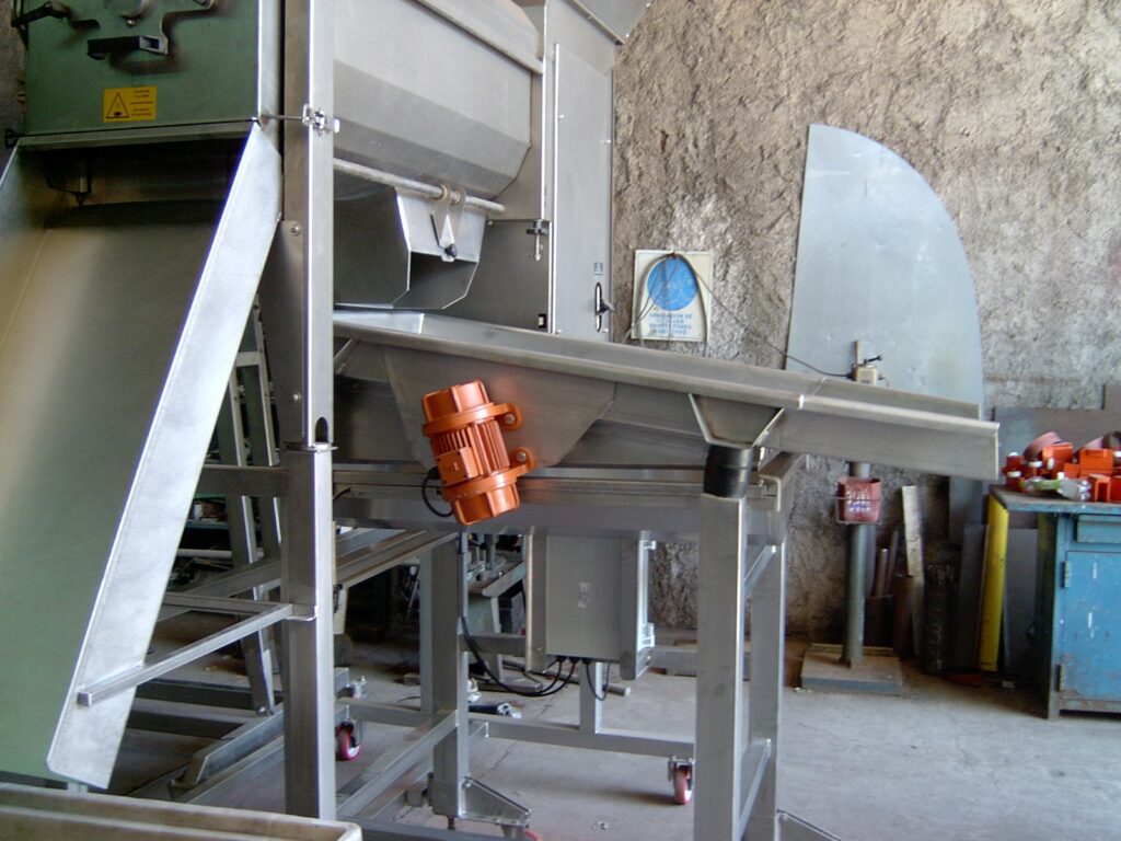dosificador vibrante para uva