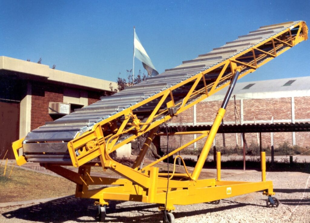 Cinta elevadora móvil industrial