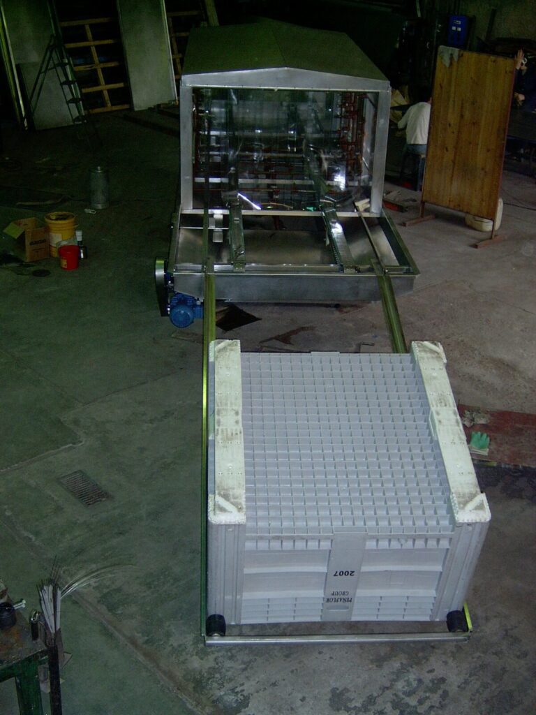 fabricación de lavadoras de cajas para bodegas